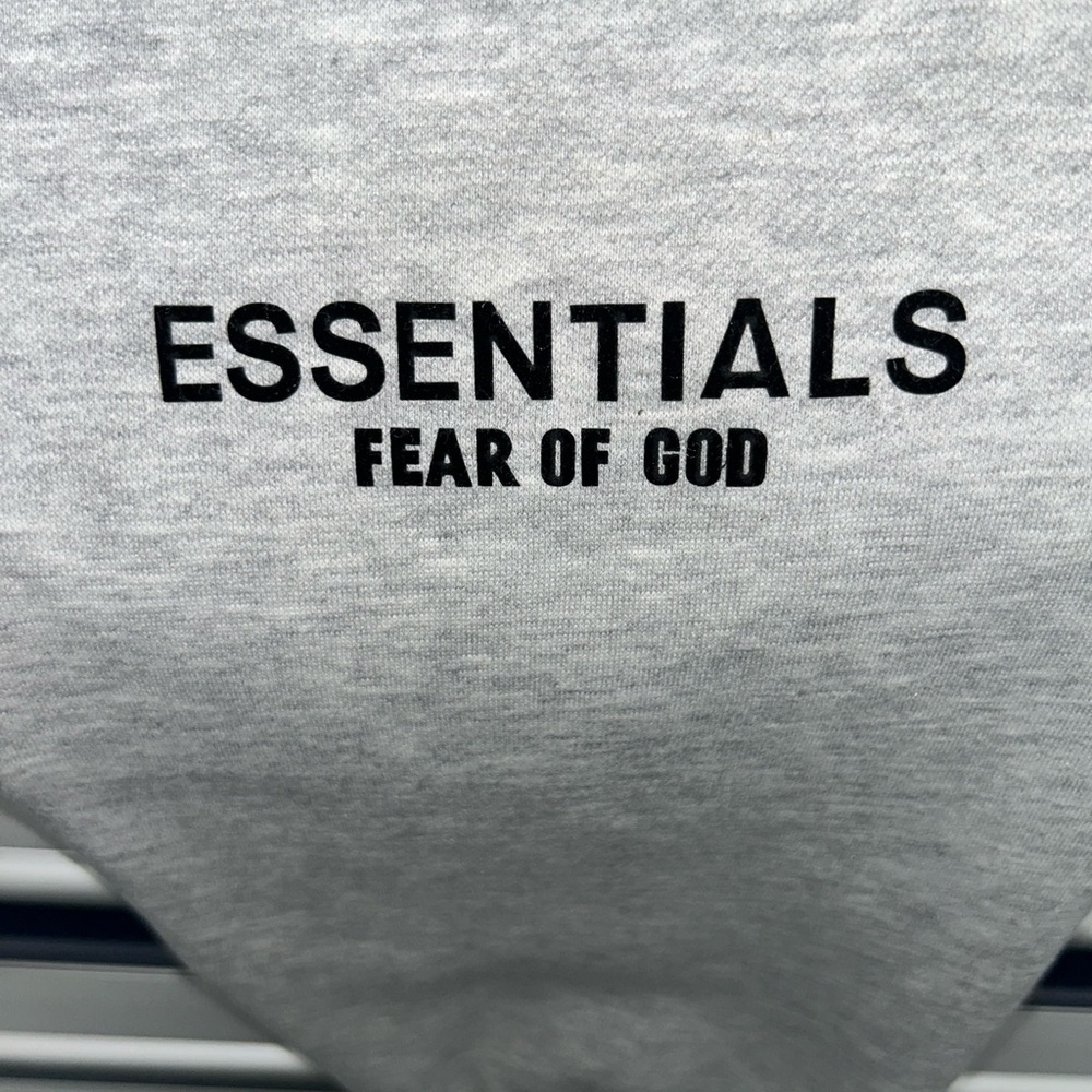 Fear of God Essentials Light Gray Joggers - Picture 3 of 5